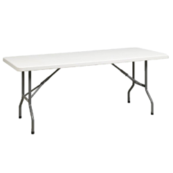 Plastic Top Trestle Table