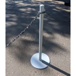 Silver / Grey Bollard with...